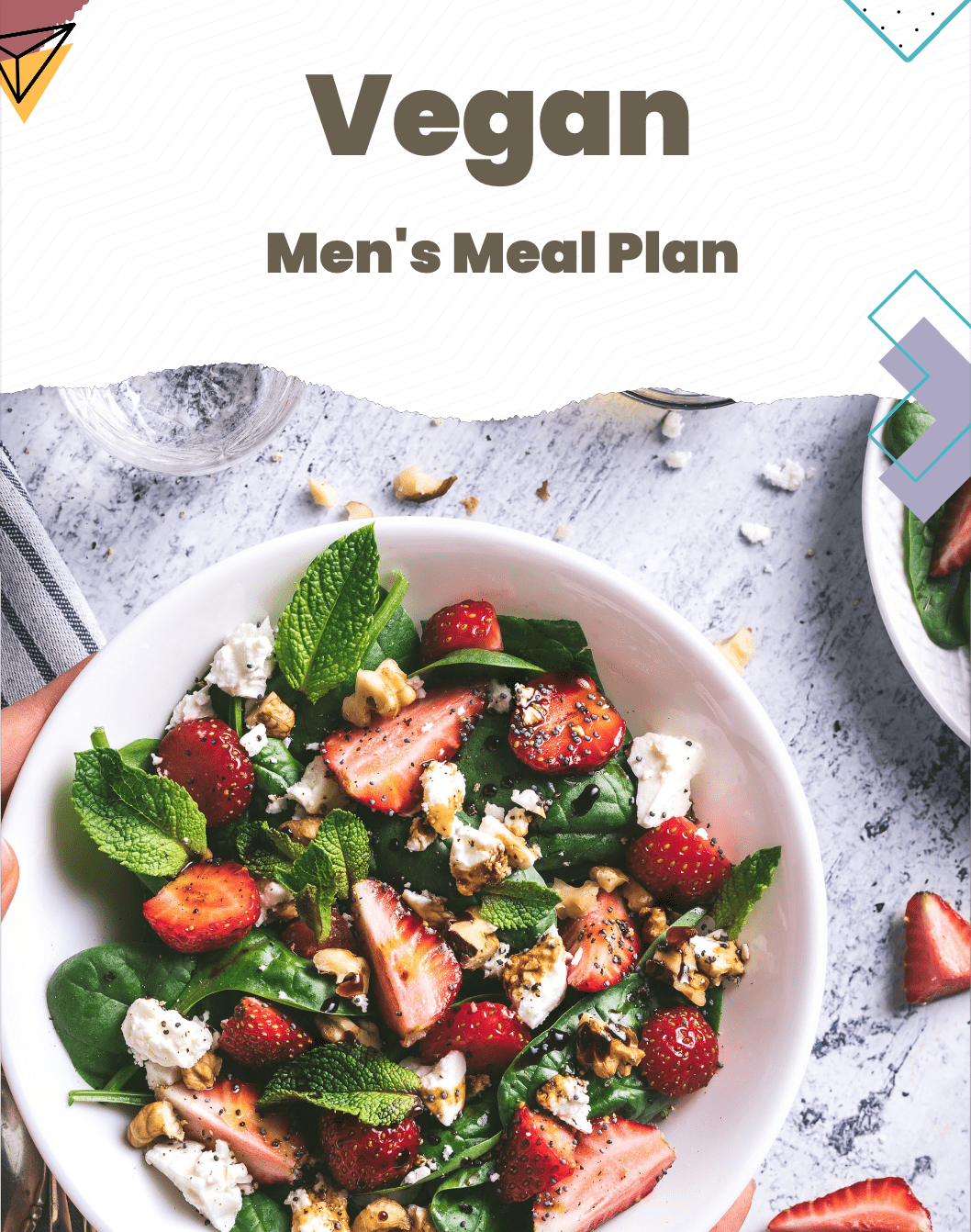 MEN'S VEGAN COVER | BOWL OF SALAD