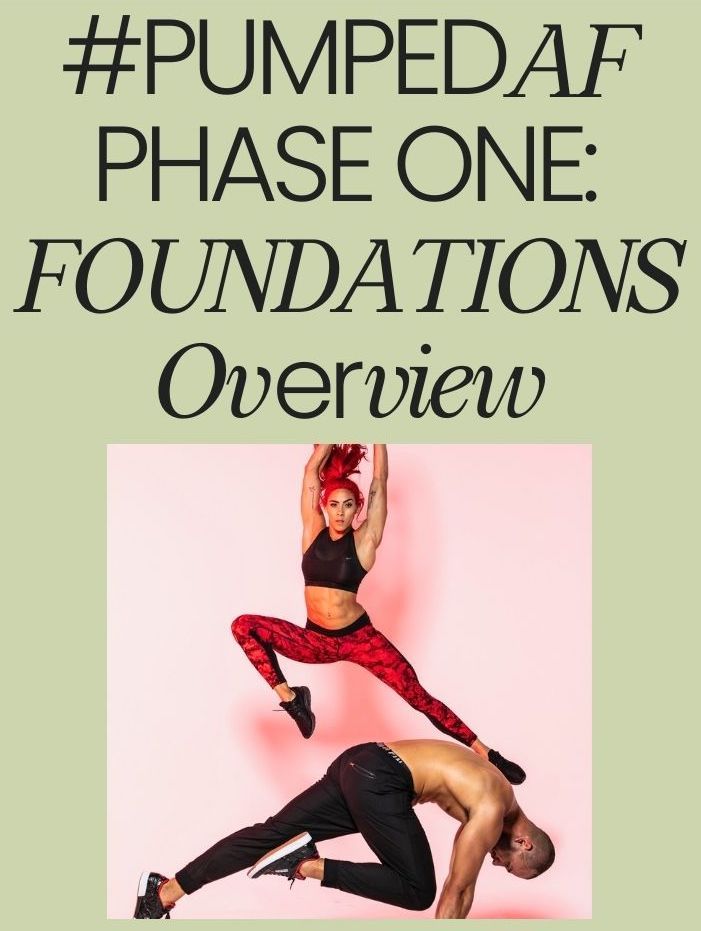#pumpedAF Foundations Overview cover | Hannah Eden leaping over Paulo Barreto