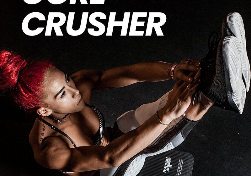 CORE CRUSHER COVER | Hannah Eden doing a v-up
