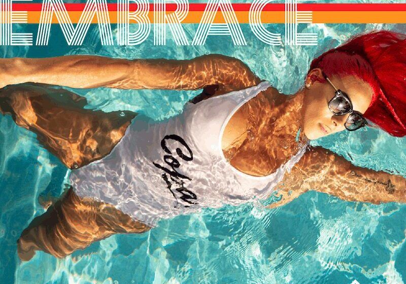 Embrace cover | Hannah Eden floating in a pool