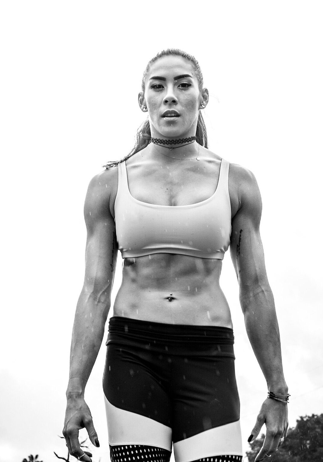 Hannah Eden in black and white Hannah Eden in black and white
