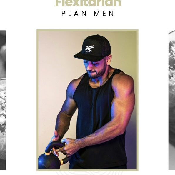 MEN'S FLEXITARIAN COVER | PAULO BARRETO USING A KETTLEBELL